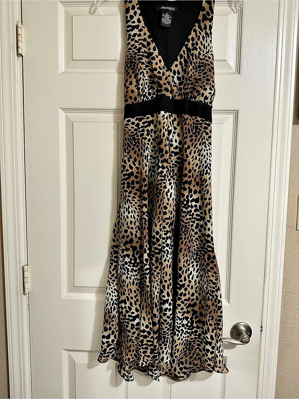 Jonathan Martin Leopard Print Maxi Dress Size 10